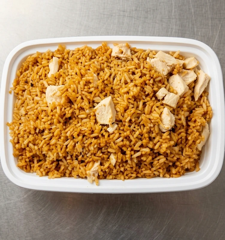 Chicken Fried Rice at Spring Wok Express Stoney Creek - wok-fried rice with egg and diced chicken